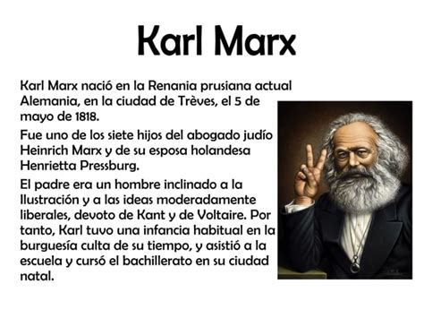 Karl Marx Marxismo Ppt