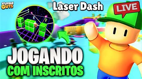 Stumble Guys Ao Vivo Jogando Block Dash Lendario K