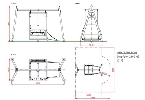 Columpio Monoplaza Inclusivo Para Silla De Ruedas Uso P Blico