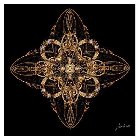 Gold Cross Fractal By 12cart On Deviantart