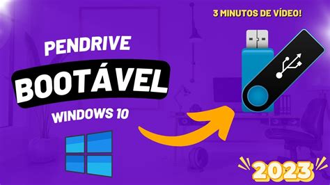 Como Criar Pendrive Boot Vel Windows Em Minutos Atualizado