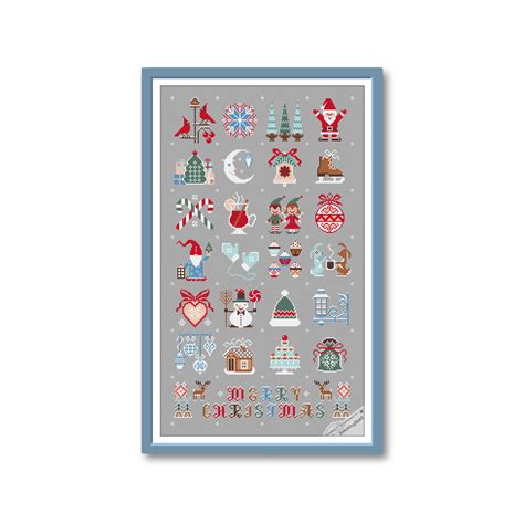 Christmas Cross Stitch Pattern 3 Inspire Uplift