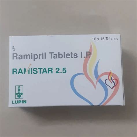 Ramistar 2 5 Mg Ramipril Tablets At Rs 200 Box Cardace In Nagpur ID