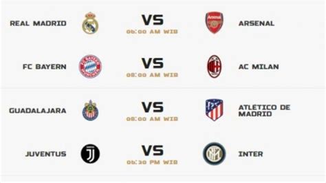 Prediksi Icc 24 Juli 2019 Juve Vs Inter Milan Bayern Vs Ac Milan