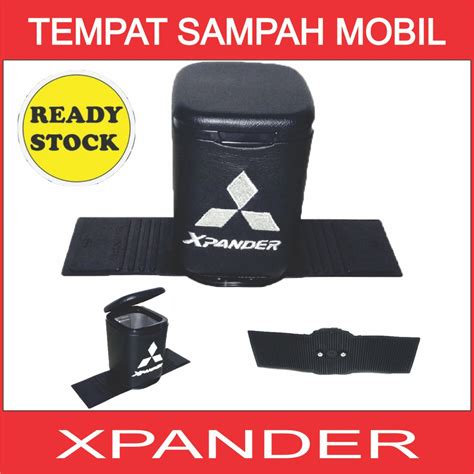 Jual Gr Xpander Tempat Sampah Mobil Hitam Logo Putih Shopee