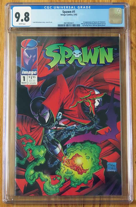 SPAWN 1 CGC 9 8 NM M WP 1992 Todd McFarlane 1st Appearance Al Simmons