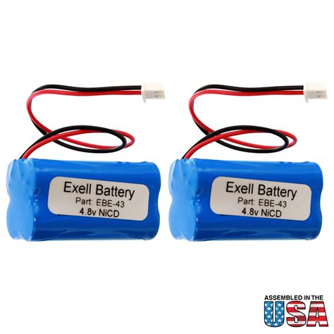 2pc Emergency Exit Lighting Battery Emerlight BL93NC487 FAST USA SHIP ...