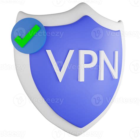 Vpn Clipart Flat Design Icon Isolated On Transparent Background 3d