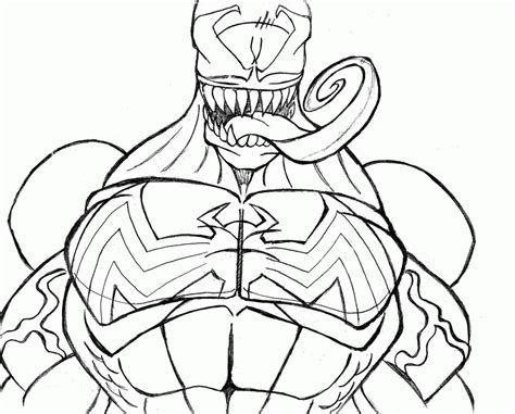 Coloring Pages Venom Coloring Home