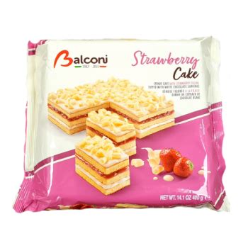 Balconi Strawberry Cake 400g - From PICK N SAVE in HARROW | APPY SHOP