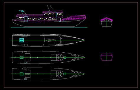 Boat Ship DWG Block For AutoCAD Designs CAD