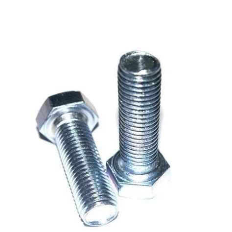 Full Thread Mild Steel Hex Bolt For Construction At Rs Piece In