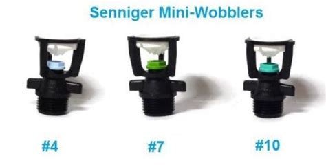 Senninger Mini Wobbler Head Irrigation Water Sprinklers Npt Male