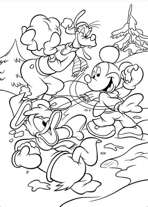 Coloriage Mickey Mouse et Ses Amis télécharger et imprimer gratuit