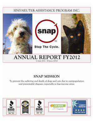 Fillable Online Connect Snapus SPAY NEUTER ASSISTANCE PROGRAM P O Box