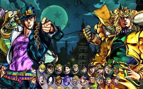 JOJO（Mugen）人物技能演示（决战版空条承太郎）（迪奥）（花京院）（亿泰）（仗助）（波鲁那雷夫）_哔哩哔哩_bilibili