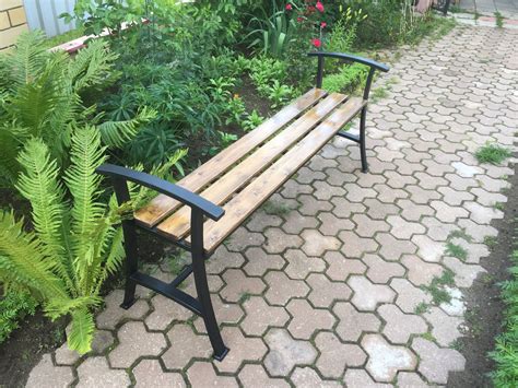 Скамья садовая из коллекции "Трио"