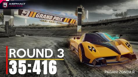 Asphalt Pagani Zonda R Grand Prix Round Official Run With