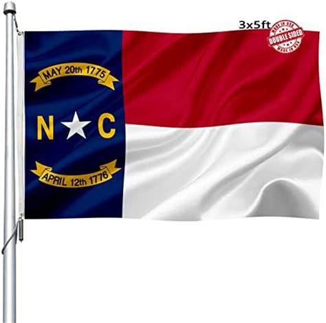 Amazon North Carolina State Flag Double Sided X Outdoor Heavy