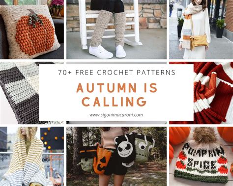 Autumn Is Calling Free Fall Themed Crochet Patterns For