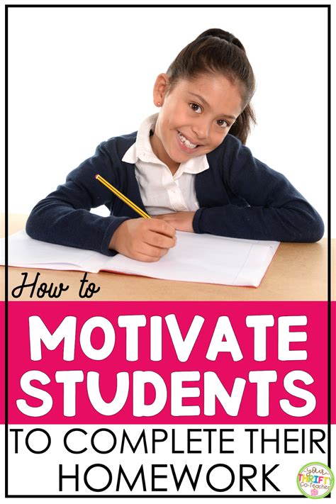 How To Motivate Students To Do Their Homework Your Thrifty Co Teacher