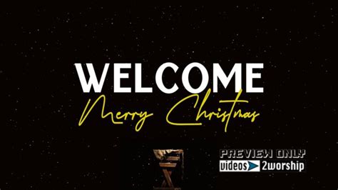 Christmas Welcome Background Videos2worship