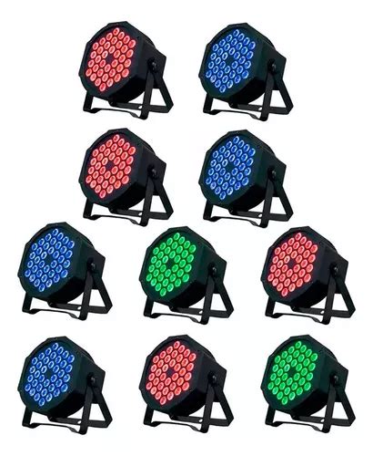 10 Cañón Par Led 36x3 W Full Color Iluminación 10pz Envío gratis