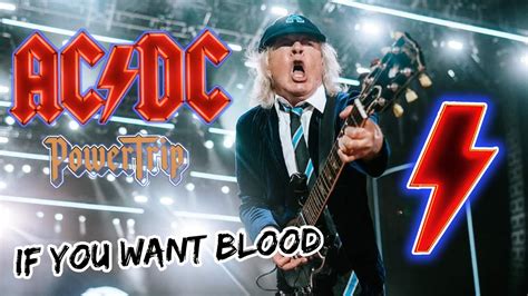 AC/DC - INTRO + IF YOU WANT BLOOD - PowerTrip 2023 live - 07.10.2023 ...