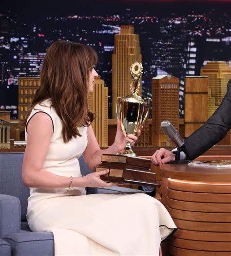 DAKOTA JOHNSON at The Tonight Show Starring Jimmy Fallon in New York ...