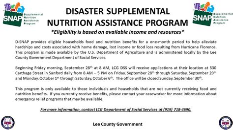 Disaster Supplemental Nutrition Assistance Program D Snap Nutrition Pics