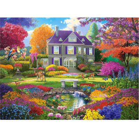 Puzzle Pi Ces Le Jardin Des R Ves Castorland Rue Des Puzzles