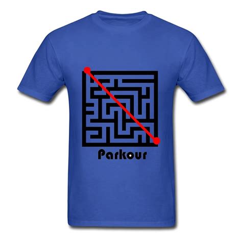 Gildan Nueva Llegada Parkour A Trav S Maze Hombres Camiseta