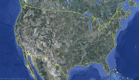 satellite-map-of-united-states3 - Map Pictures