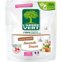 Lessive Liquide Détergent Lait D Amande LA RECETTE le bidon 1 26L à