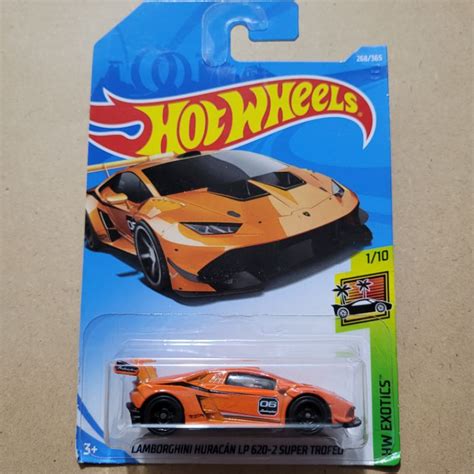 Jual HOT WHEELS LAMBORGHINI HURACAN LP SUPER TROFEO HW EXOTICS ORANGE Shopee Indonesia