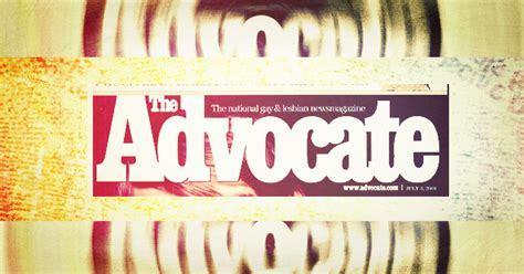 Flashback Pro Lgbtq Magazine The Advocate Publishes Story About How