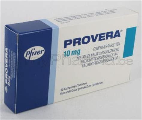 BVBA Apotheek Patrick Meysen 3990 Peer Welkom PROVERA 10 MG 30 TABL