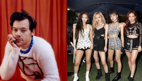 Harry Styles And K Pop Girl Group Blackpink Form Unexpected Friendship