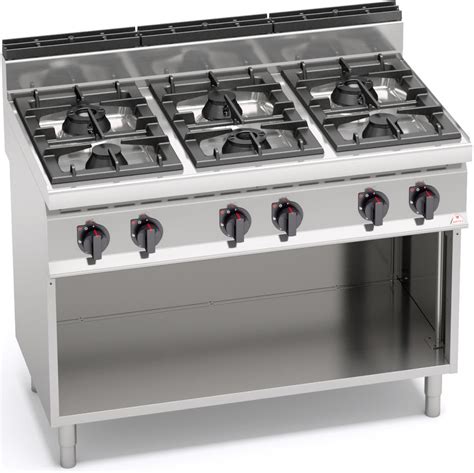 COCINA 6 FUEGOS CON MUEBLE G7F6M G7F6MP Cocinas Profesionales