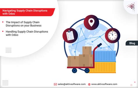 Supply Chain Management With Odoo Navigating Disruptions