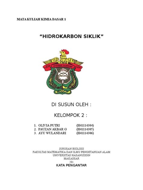 Makalah Hidrokarbon Siklik | PDF