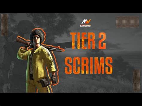 TIER 2 SCRIMS LIVE MW ESPORTS PUBG MOBILE PRACTICE SCRIMS FOR