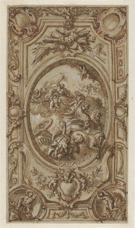 Design For A Ceiling Painting Depicting The Fall Of Phaeton Thornhill