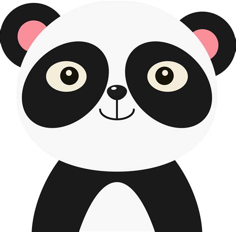 linda ilustración de dibujos animados de panda para niños 16690896 PNG