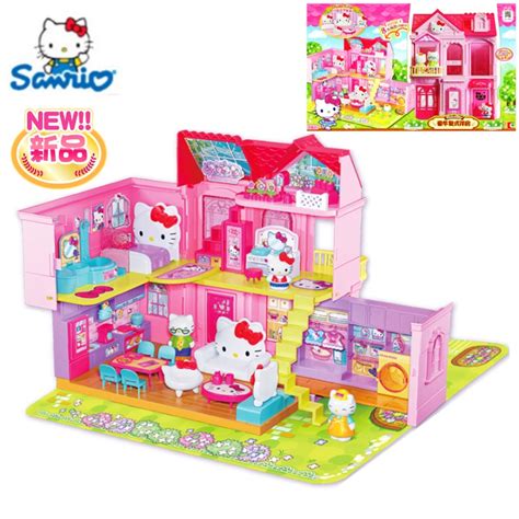 Hello Kitty Hello Kitty Luxury Compound House Girl Villa Big House Play House Toy 50143 Hfjy