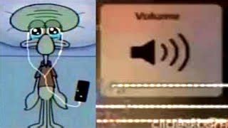 Squidward Crying Listening to Music Blank Template - Imgflip