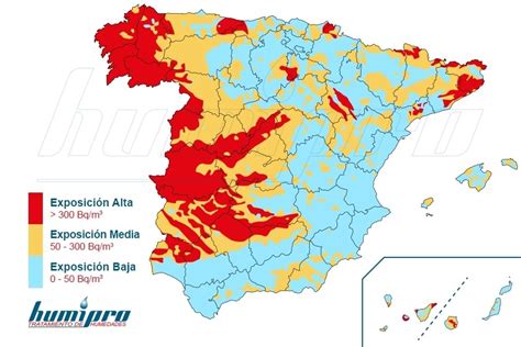 MAPA RADÓN ESPAÑA henares hoy tv