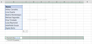 Como Transformar Linha Em Coluna No Excel Sem Power Query F Cil