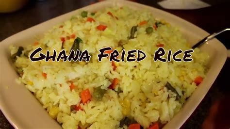 Authentic Ghana Fried Rice Check Check Youtube