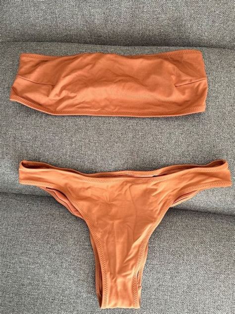 BIKINI TOP Slip Braun Orange 38 M Kaufen Auf Ricardo